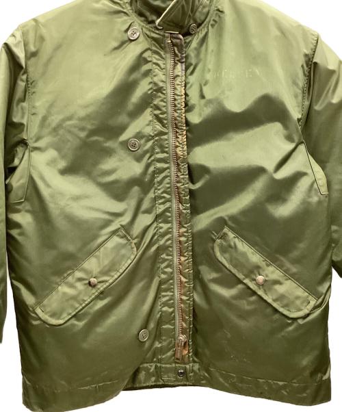 US NAVY（ユーエスネイビー）US NAVY (ユーエスネイビー) U.S.NAVY A-1ナイロンデッキジャケット 80s グリーン サイズ:不明の古着・服飾アイテム