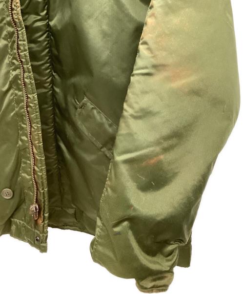 US NAVY（ユーエスネイビー）US NAVY (ユーエスネイビー) U.S.NAVY A-1ナイロンデッキジャケット 80s グリーン サイズ:不明の古着・服飾アイテム