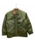US NAVY（ユーエスネイビー）の古着「U.S.NAVY A-1ナイロンデッキジャケット 80s」｜グリーン