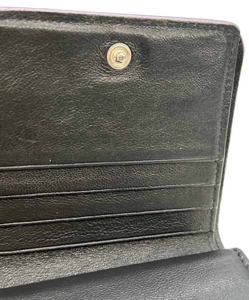 BALENCIAGA（バレンシアガ）BALENCIAGA (バレンシアガ) コンパクトウォレット パープルの古着・服飾アイテム