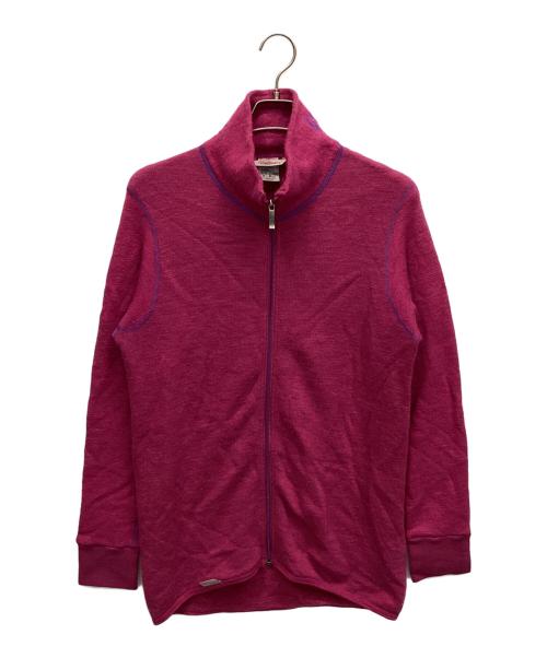 WOOLPOWER（ウールパワー）WOOLPOWER (ウールパワー) フリースジャケット ピンク サイズ:Mの古着・服飾アイテム