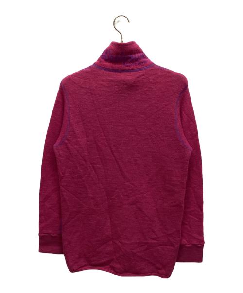 WOOLPOWER（ウールパワー）WOOLPOWER (ウールパワー) フリースジャケット ピンク サイズ:Mの古着・服飾アイテム