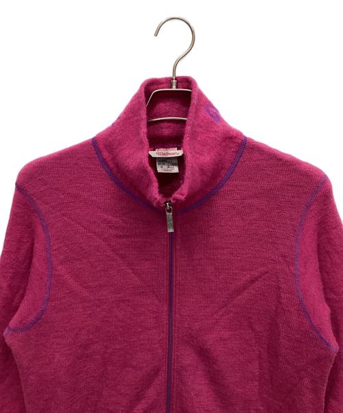 WOOLPOWER（ウールパワー）WOOLPOWER (ウールパワー) フリースジャケット ピンク サイズ:Mの古着・服飾アイテム