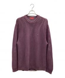 SUPREME（シュプリーム）の古着「クルーネックニット」｜パープル