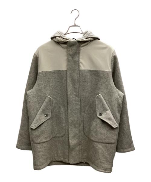 NAUTICA（ノーティカ）NAUTICA (ノーティカ) ウール中綿ジャケット ライトグレー サイズ:Sの古着・服飾アイテム