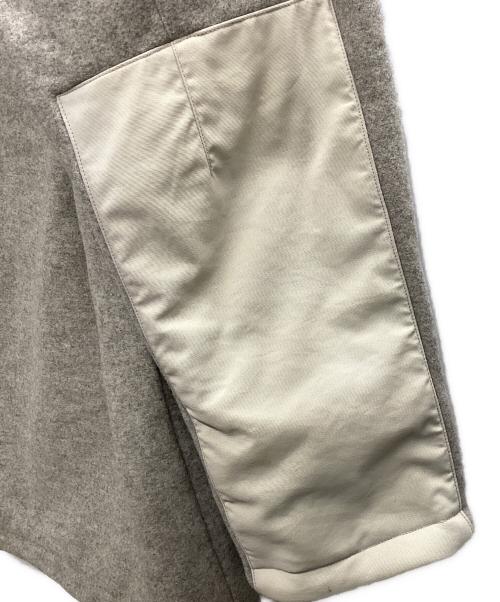 NAUTICA（ノーティカ）NAUTICA (ノーティカ) ウール中綿ジャケット ライトグレー サイズ:Sの古着・服飾アイテム