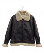MONKEY TIMEモンキータイム）の古着「フェイクムートンB-3ジャケット」｜ブラウン