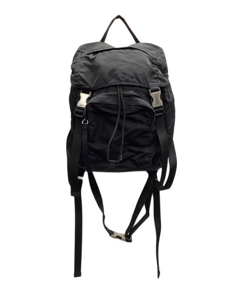 PRADA（プラダ）PRADA (プラダ) ナイロンリュック ブラックの古着・服飾アイテム