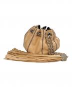 CHANELシャネル）の古着「巾着ショルダーバッグ」｜ベージュ