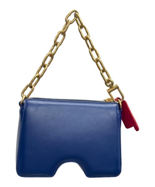 OFFWHITE（オフホワイト）OFFWHITE (オフホワイト) ハンドバッグ ネイビーブルーの古着・服飾アイテム