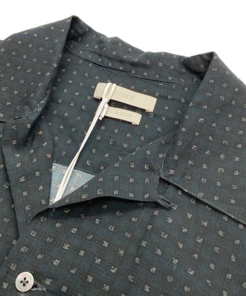 YOKE（ヨーク）YOKE (ヨーク) オープンカラーシャツ ネイビー サイズ:3の古着・服飾アイテム
