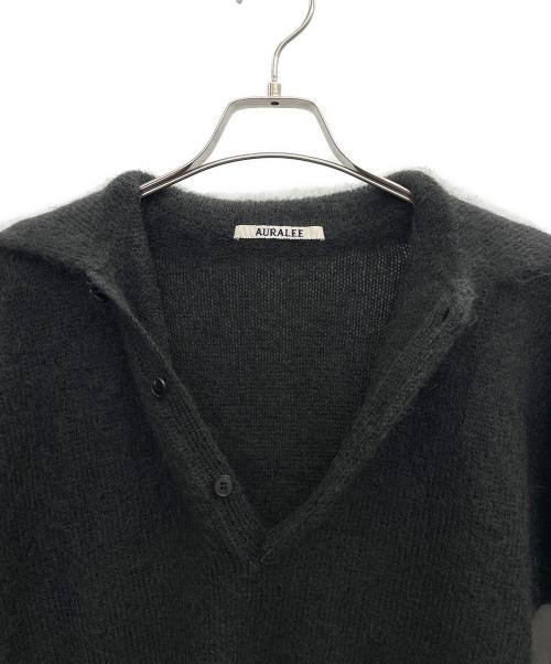AURALEE（オーラリー）AURALEE (オーラリー) モヘアニット ブラック サイズ:3の古着・服飾アイテム