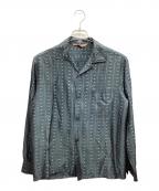 BRENTブレント）の古着「50s 長袖レーヨンシャツ」｜グレー