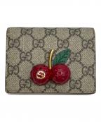 GUCCIグッチ）の古着「2つ折り財布」｜ブラウン