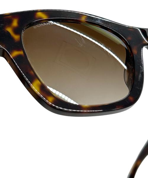 CHANEL（シャネル）CHANEL (シャネル) サングラス ブラウン サイズ:51□21-140の古着・服飾アイテム