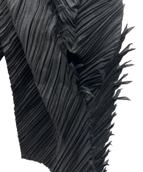 PLEATS PLEASE（プリーツプリーズ）PLEATS PLEASE (プリーツプリーズ) プリーツカーディガン ブラック サイズ:FREEの古着・服飾アイテム