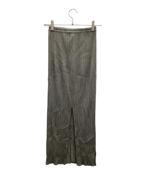 PLEATS PLEASE（プリーツプリーズ）PLEATS PLEASE (プリーツプリーズ) プリーツスカート グレー サイズ:2の古着・服飾アイテム