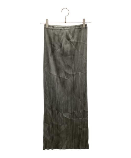 PLEATS PLEASE（プリーツプリーズ）PLEATS PLEASE (プリーツプリーズ) プリーツスカート グレー サイズ:2の古着・服飾アイテム