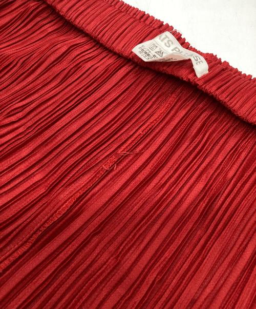 PLEATS PLEASE（プリーツプリーズ）PLEATS PLEASE (プリーツプリーズ) プリーツスカート レッド サイズ:1の古着・服飾アイテム