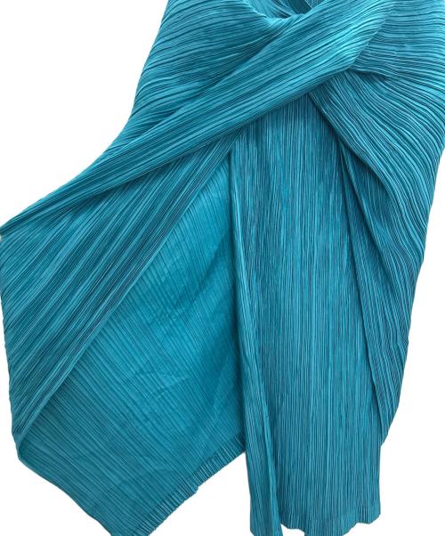 ISSEY MIYAKE WHITE LABEL（イッセイミヤケホワイトレーベル）ISSEY MIYAKE WHITE LABEL (イッセイミヤケホワイトレーベル) プリーツスカート グリーン サイズ:２の古着・服飾アイテム