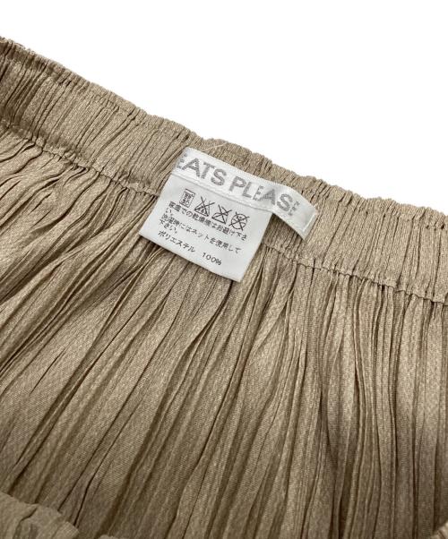 PLEATS PLEASE（プリーツプリーズ）PLEATS PLEASE (プリーツプリーズ) プリーツスカート ベージュ サイズ:1の古着・服飾アイテム