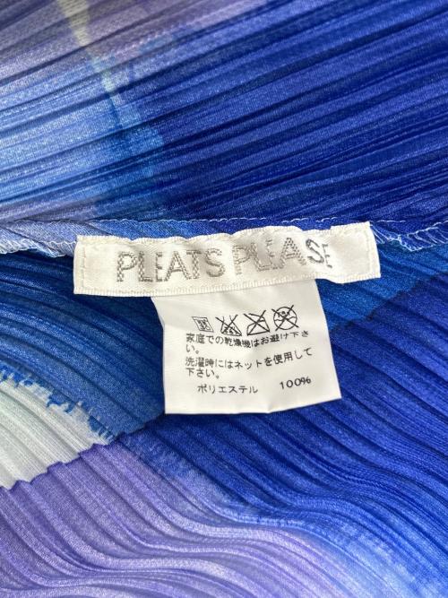 PLEATS PLEASE（プリーツプリーズ）PLEATS PLEASE (プリーツプリーズ) ノースリーブワンピース ブルー サイズ:3の古着・服飾アイテム