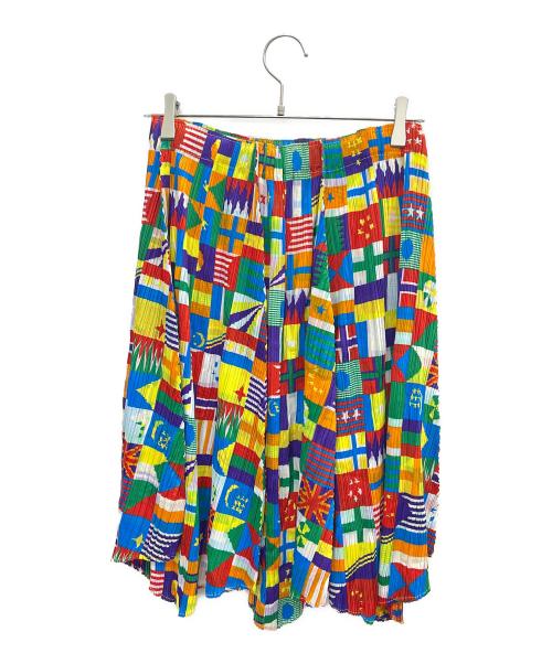 PLEATS PLEASE（プリーツプリーズ）PLEATS PLEASE (プリーツプリーズ) プリーツスカート マルチカラー サイズ:4の古着・服飾アイテム