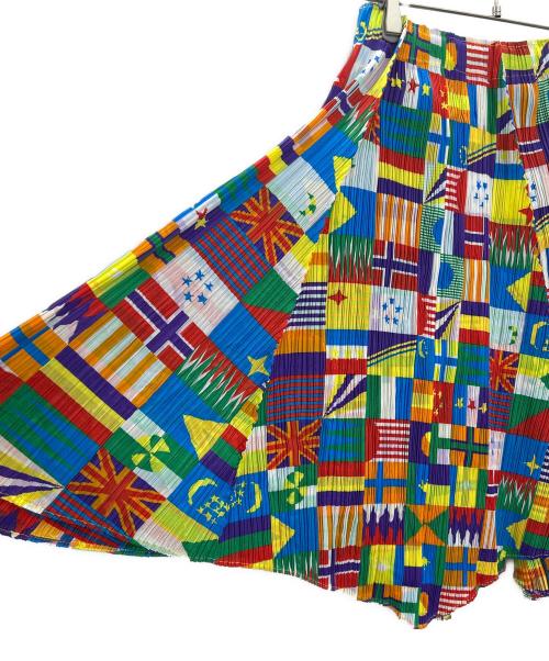 PLEATS PLEASE（プリーツプリーズ）PLEATS PLEASE (プリーツプリーズ) プリーツスカート マルチカラー サイズ:4の古着・服飾アイテム