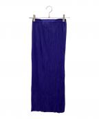 PLEATS PLEASEプリーツプリーズ）の古着「プリーツスカート」｜パープル