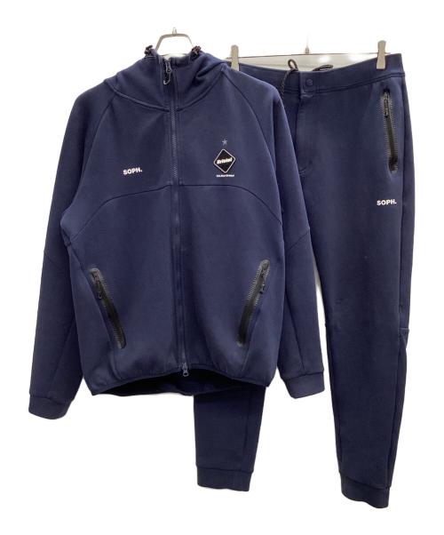 F.C.R.B.（エフシーレアルブリストル）F.C.R.B. (エフシーレアルブリストル) SOPH. (ソフ) セットアップスウェット ネイビー サイズ:Lの古着・服飾アイテム