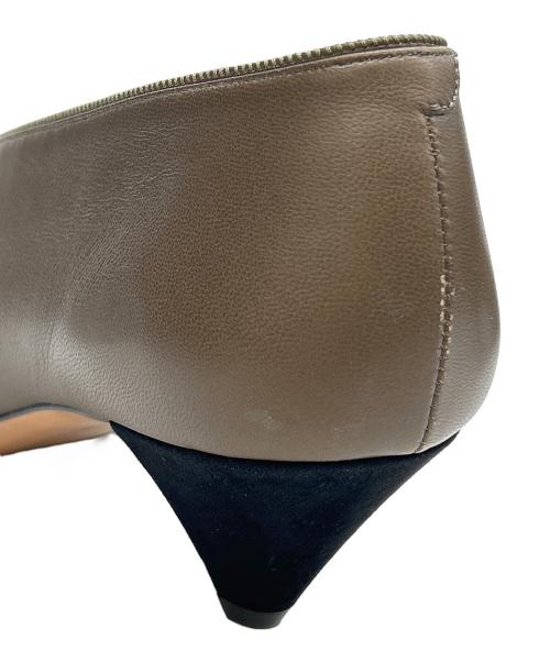 CELINE（セリーヌ）CELINE (セリーヌ) ポインテッドトゥパンプス ブラウン サイズ:38の古着・服飾アイテム