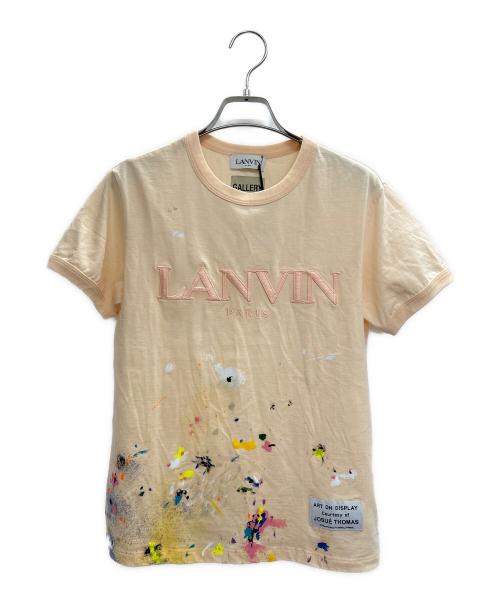LANVIN（ランバン）LANVIN (ランバン) GALLERY DEPT (ギャラリー デプト) 半袖カットソー ベージュ サイズ:　の古着・服飾アイテム