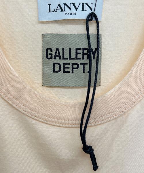 LANVIN（ランバン）LANVIN (ランバン) GALLERY DEPT (ギャラリー デプト) 半袖カットソー ベージュ サイズ:　の古着・服飾アイテム