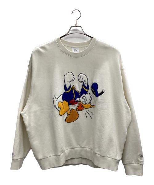 KITH（キス）KITH (キス) DISNEY (ディズニー) クルーネックスウェット ホワイト サイズ:XXLの古着・服飾アイテム