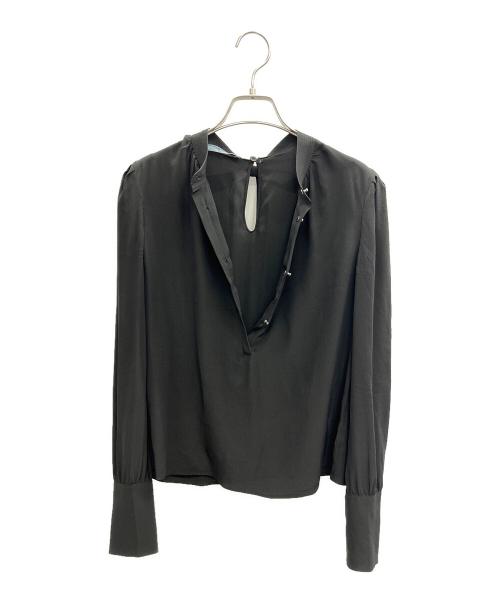 PRADA（プラダ）PRADA (プラダ) 長袖ブラウス ブラック サイズ:36の古着・服飾アイテム
