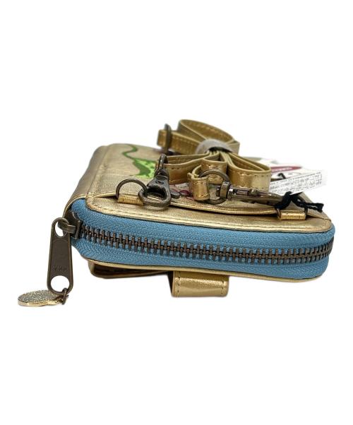 OLLEBOREBLA（アルベロベロ）OLLEBOREBLA (アルベロベロ) ショルダーウォレット ゴールドの古着・服飾アイテム