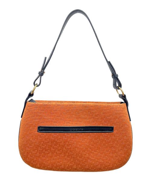 LOEWE（ロエベ）LOEWE (ロエベ) ショルダーバッグ オレンジ×ブラックの古着・服飾アイテム
