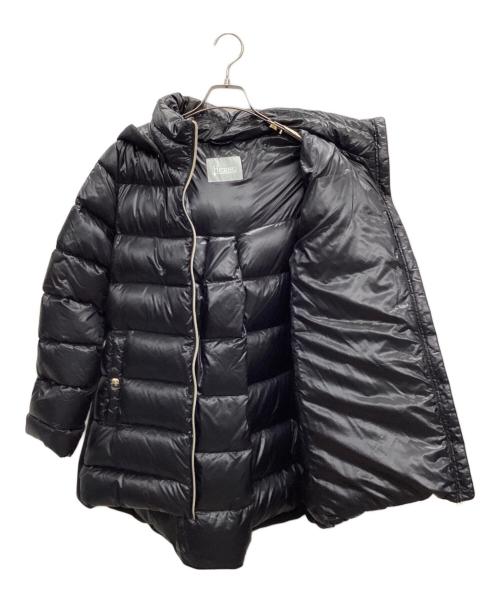 HERNO（ヘルノ）HERNO (ヘルノ) 切り替えダウンジャケット ブラック サイズ:14Aの古着・服飾アイテム