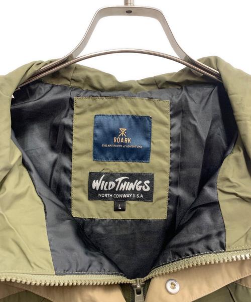 ROARK REVIVAL（ロアークリバイバル）ROARK REVIVAL (ロアークリバイバル) WILD THINGS (ワイルドシングス) ROARK REVIVAL×WILD THINGS　マウンテンジャケット グリーン サイズ:Lの古着・服飾アイテム
