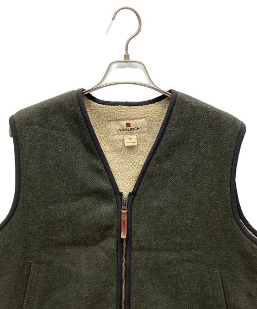 WOOLRICH（ウールリッチ）WOOLRICH (ウールリッチ) 裏ボアベスト カーキ サイズ:Mの古着・服飾アイテム