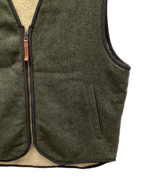 WOOLRICH（ウールリッチ）WOOLRICH (ウールリッチ) 裏ボアベスト カーキ サイズ:Mの古着・服飾アイテム