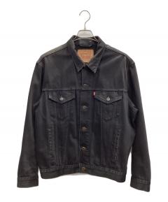 中古・古着通販】LEVI'S (リーバイス) 先染めブラックデニムジャケット