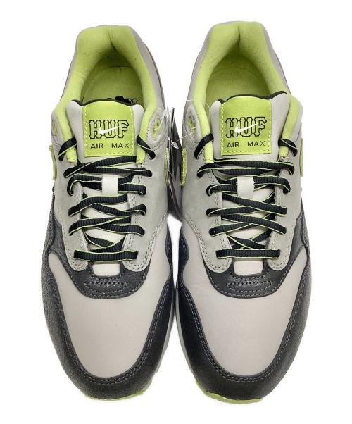 NIKE（ナイキ）NIKE (ナイキ) HUF (ハフ) AIR MAX（エアマックス） 1 SP ブラック×グレー サイズ:26.5 未使用品の古着・服飾アイテム