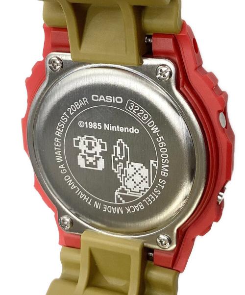 CASIO（カシオ）CASIO (カシオ) SUPER MARIO BROS (スーパーマリオブラザーズ) G-SHOCK×SUPER MARIO BROS. レッド×オリーブの古着・服飾アイテム