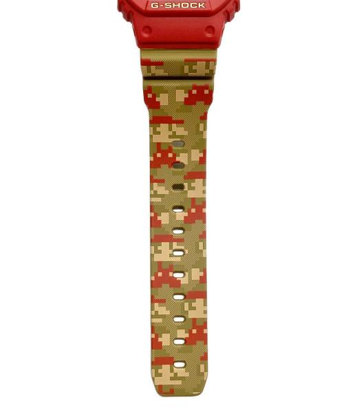 CASIO（カシオ）CASIO (カシオ) SUPER MARIO BROS (スーパーマリオブラザーズ) G-SHOCK×SUPER MARIO BROS. レッド×オリーブの古着・服飾アイテム