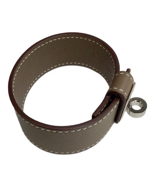 HERMES（エルメス）HERMES (エルメス) ケリー・ツイストPM ブレスレット ベージュ×シルバー サイズ:T3の古着・服飾アイテム