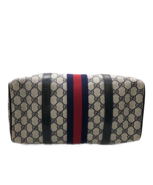 GUCCI（グッチ）GUCCI (グッチ) OLD ACCESSORY COLLECTION GG SPREME MINI BOSTON／オールド アクセサリーコレクション GGスプリーム ミニボストン ベージュの古着・服飾アイテム