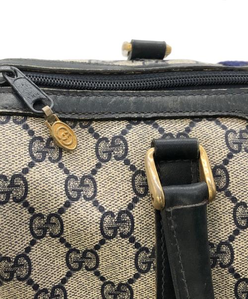 GUCCI（グッチ）GUCCI (グッチ) OLD ACCESSORY COLLECTION GG SPREME MINI BOSTON／オールド アクセサリーコレクション GGスプリーム ミニボストン ベージュの古着・服飾アイテム