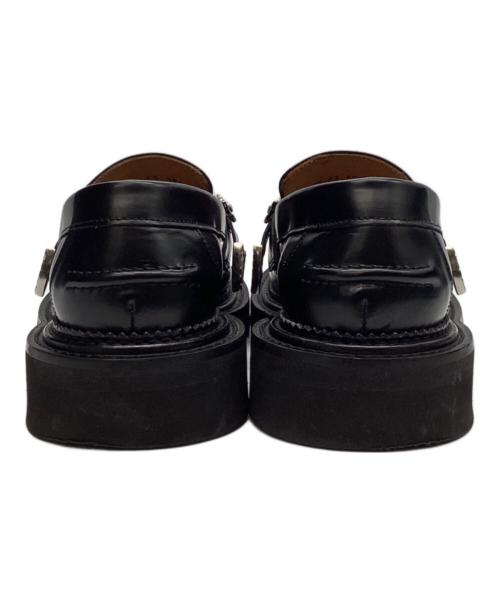 TOGA PULLA（トーガ プルラ）TOGA PULLA (トーガ プルラ) シャークソールバックルローファー ブラック サイズ:38の古着・服飾アイテム