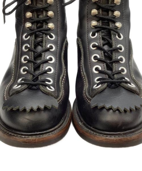 LONE WOLF BOOTS（ロンウルフブーツ）LONE WOLF BOOTS (ロンウルフブーツ) CAT'S PAW SOLE CARPENTER（カーペンター） ブラック サイズ:7の古着・服飾アイテム